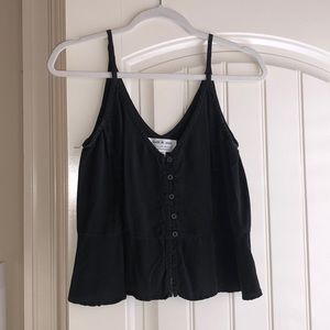 Anthropologie black top. Size Small.